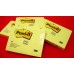 3M Post-it 656 Canary Yellow 2 7/8"x3 7/8"
